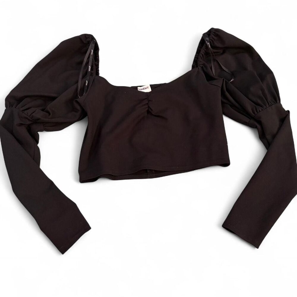 Unbranded Women's Black and Brown Blouse